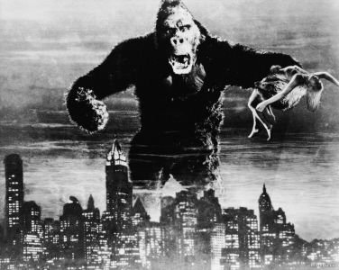 King Kong above the skyscrapers