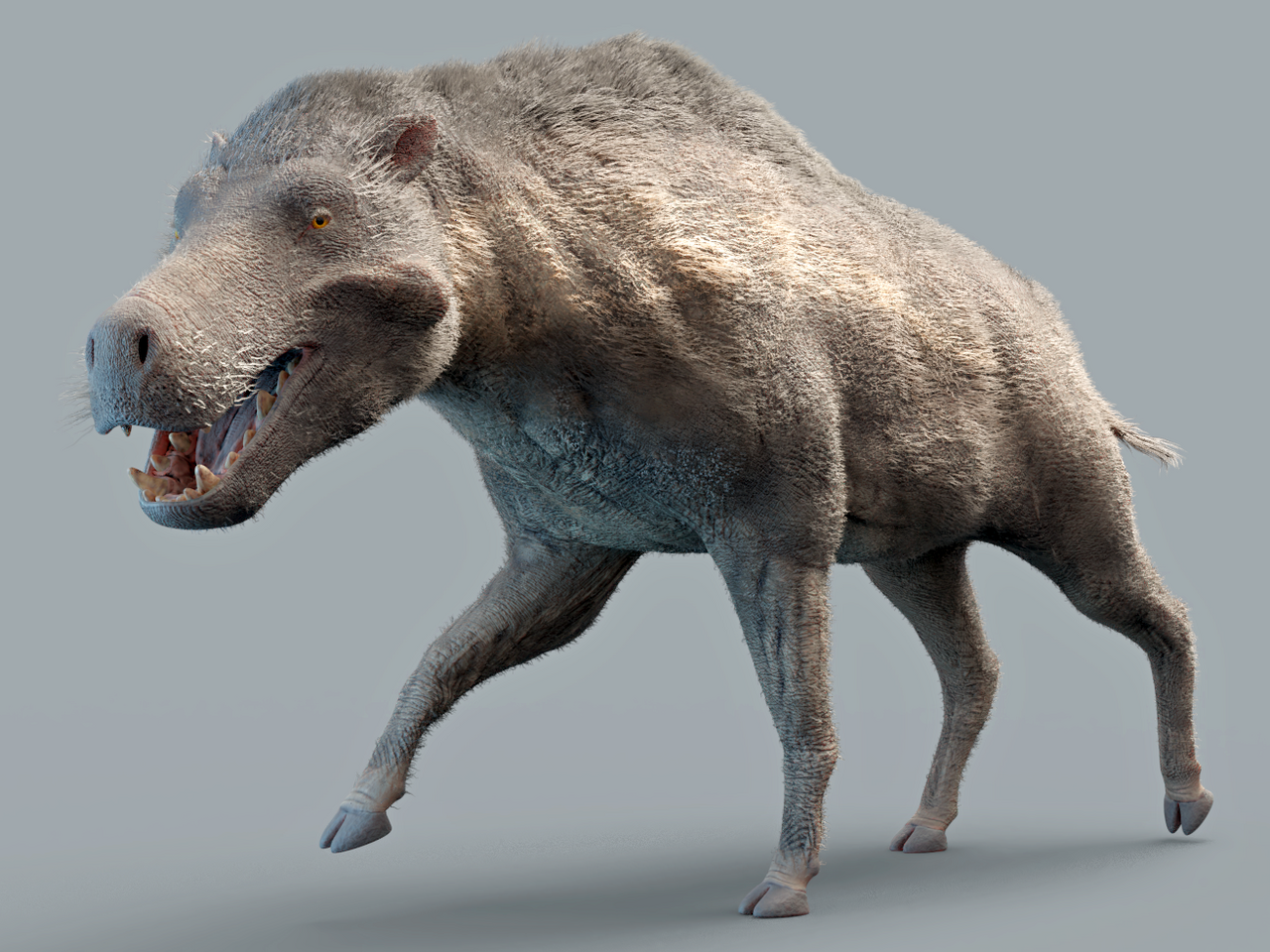 Daeodon was a giant omnivorous mammal
